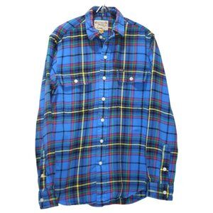 Polo Ralph Lauren Mens S Classic Fit Plaid Cotton Flannel Shirt Heritage Preppy